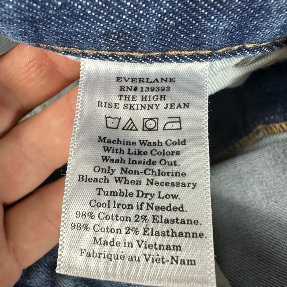 Everlane The High-Rise Skinny Jeans Size 29 - Picture 11 of 14